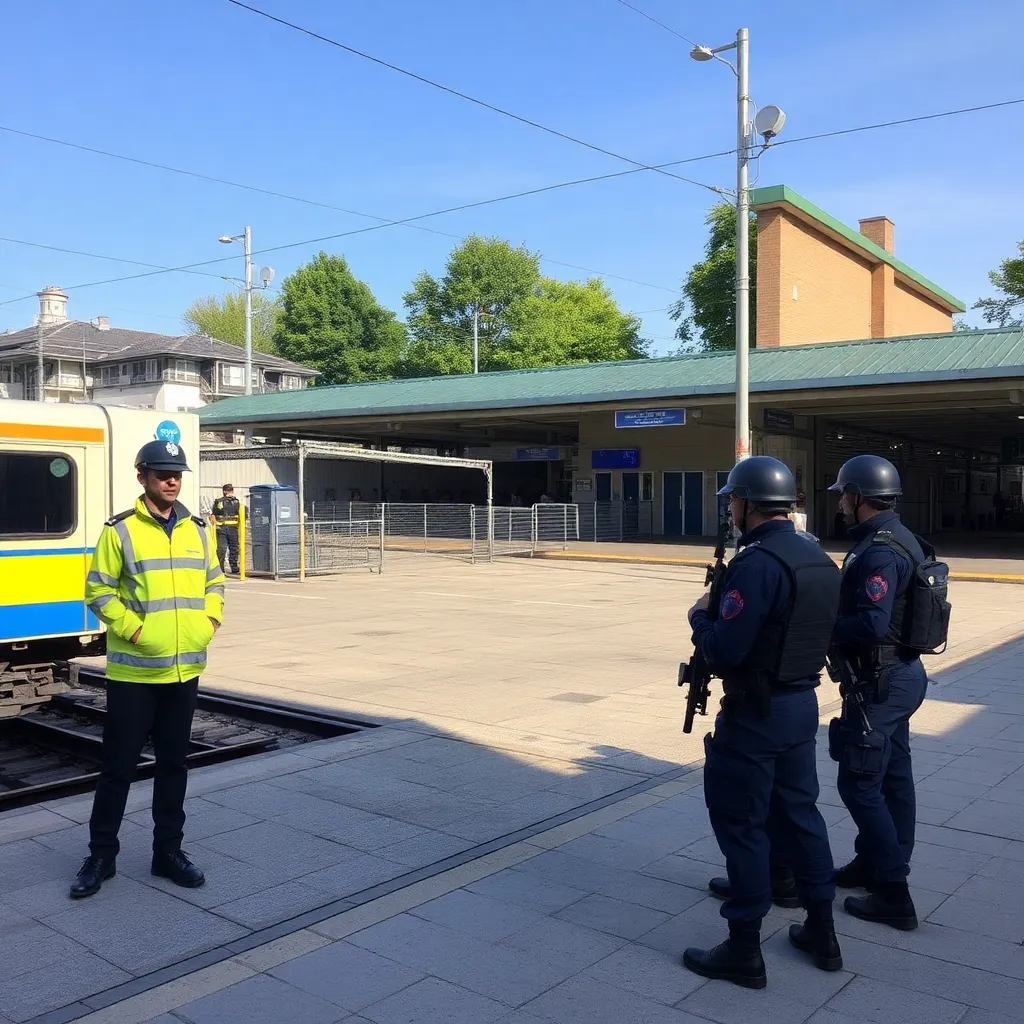 Обнаружение подозрительного предмета в районе вокзала
